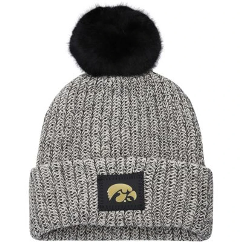 NCAA Iowa Hawkeyes Cuffed Knit Hat with Pom