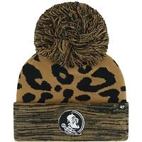 NCAA Florida State Seminoles Rosette Cuffed Knit Hat with Pom