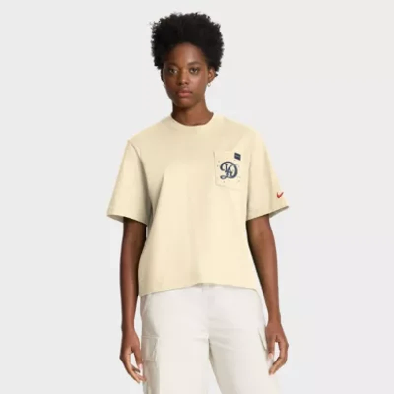 MLB Nike Los Angeles Dodgers City Connect Pocket Boxy T-Shirt