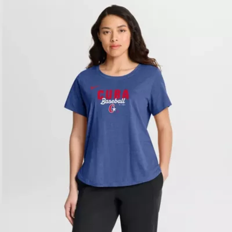 World Baseball Nike Cuba 2026 Classic Arched Tri-Blend T-Shirt