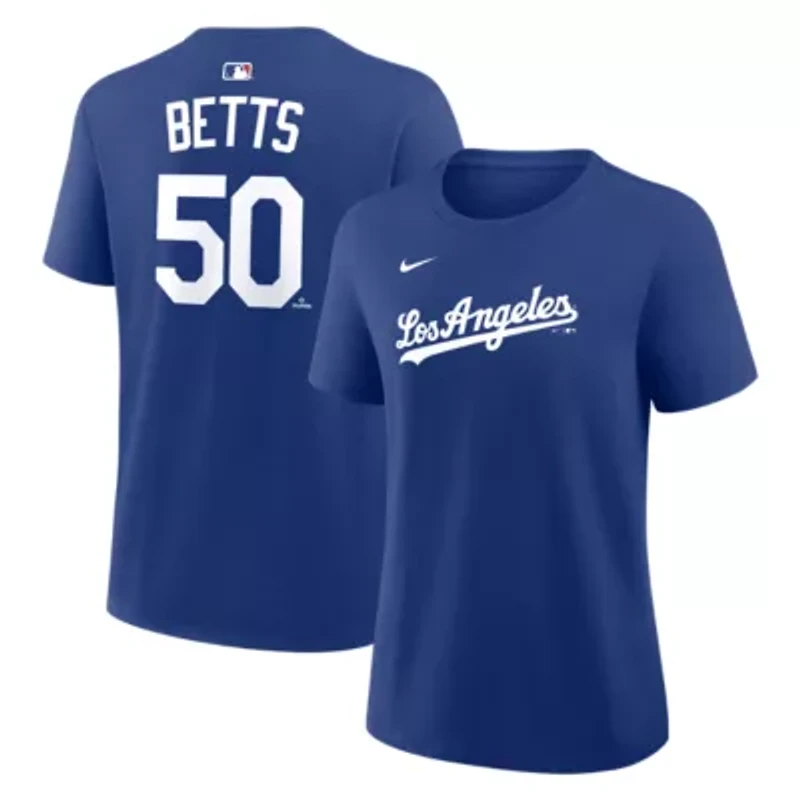 MLB Nike Mookie Betts Los Angeles Dodgers Name & Number T-Shirt
