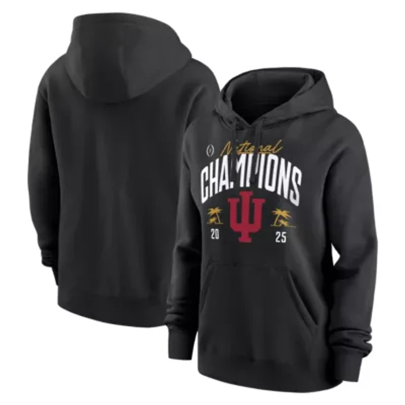 NCAA Indiana Hoosiers Football Playoff 2025 National s Locker Room Hoodie