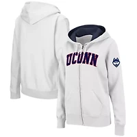 Connecticut Huskies NCAA UConn Arched Name Full-Zip Hoodie