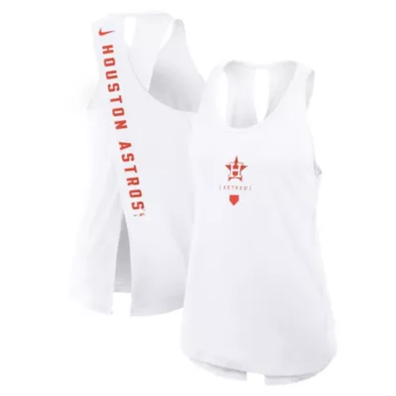 MLB Nike Houston Astros Open-Back Crisscross Dri-FIT Tank Top