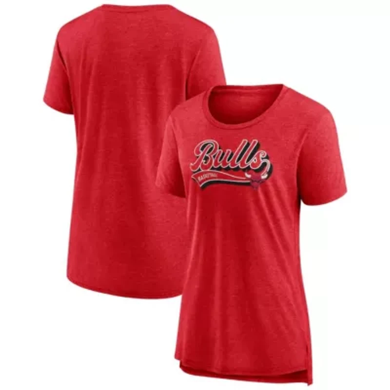 NBA Fanatics Chicago Bulls League Leader Tri-Blend T-Shirt