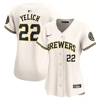 MLB Nike Christian Yelich Milwaukee Brewers Home Limited Player Jersey