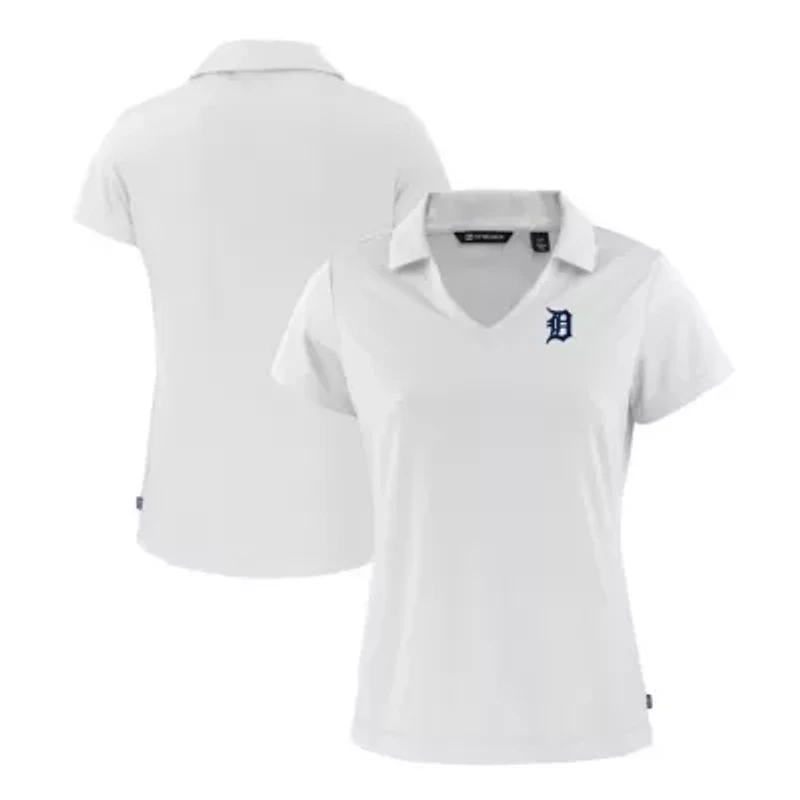 MLB Detroit Tigers Daybreak Eco Recycled V-Neck Polo