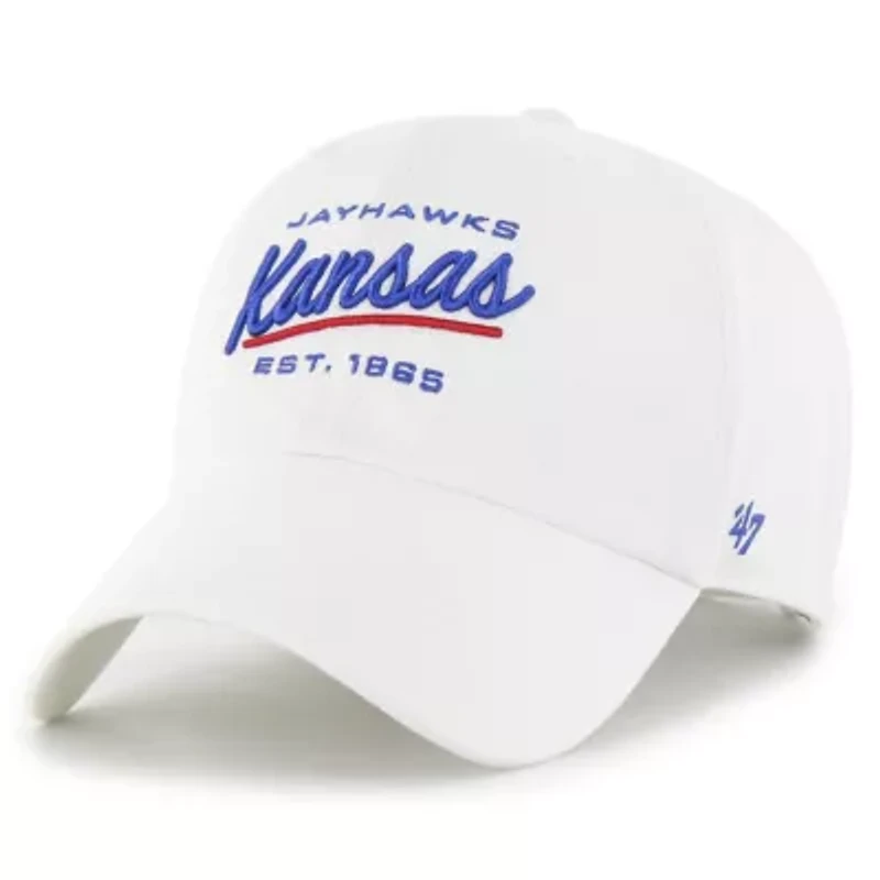 NCAA Kansas Jayhawks Sidney Clean Up Adjustable Hat
