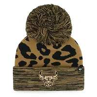NBA Chicago Bulls Rosette Cuffed Knit Hat with Pom