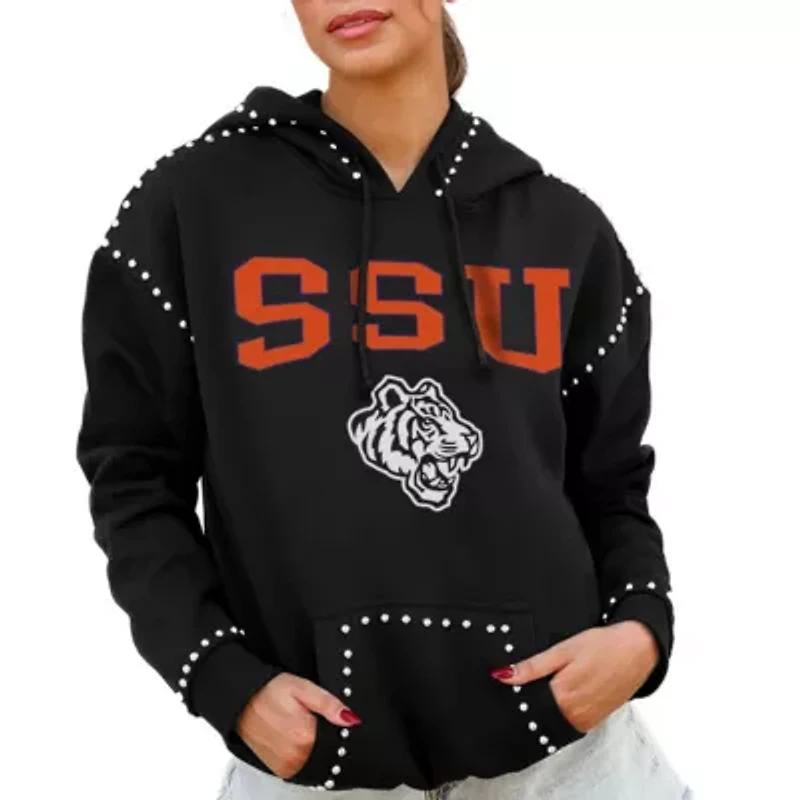 NCAA Savannah State Tigers Studded Pullover Hoodie