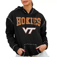 NCAA Virginia Tech Hokies Studded Pullover Hoodie