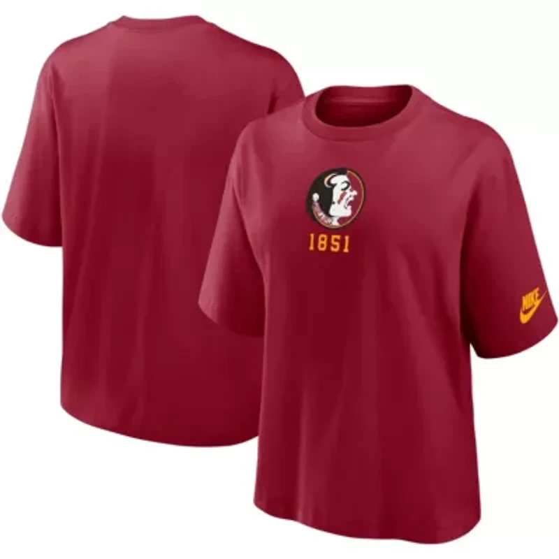 NCAA Nike Florida State Seminoles Legacy Established Boxy T-Shirt