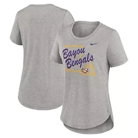 NCAA Nike LSU Tigers Local Campus Location Mantra Tri-Blend T-Shirt