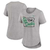 NCAA Nike Oregon Ducks Local Campus Location Mantra Tri-Blend T-Shirt