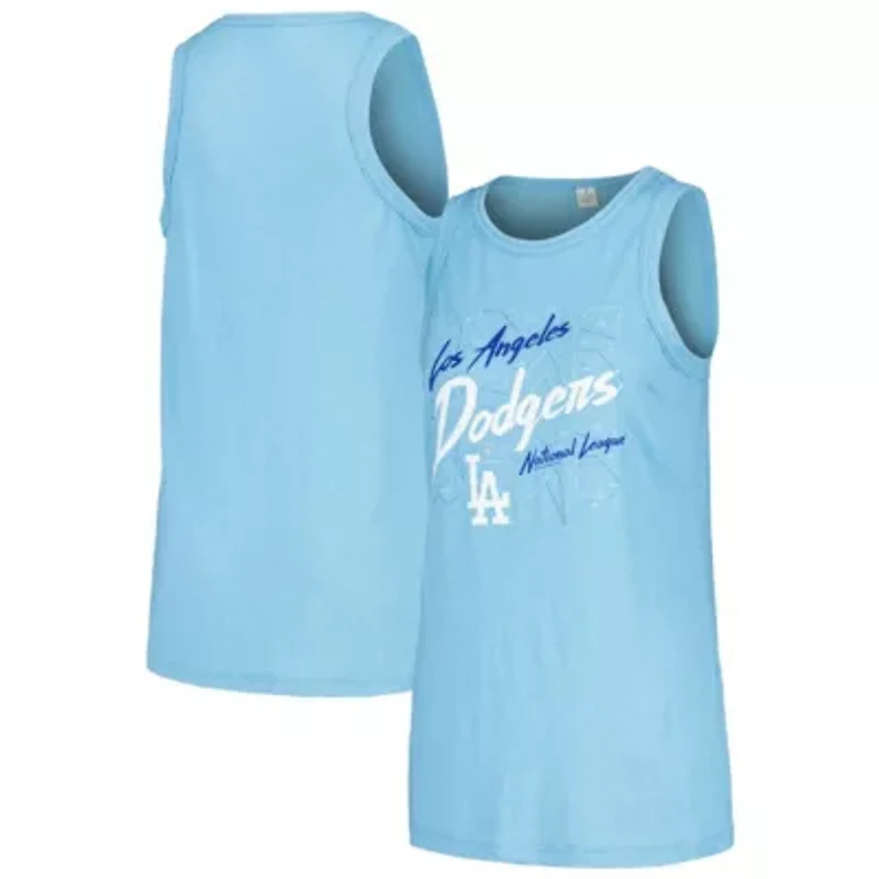 MLB Los Angeles Dodgers Gauze High Neck Tank Top
