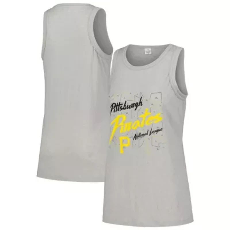 MLB Pittsburgh Pirates Gauze High Neck Tank Top