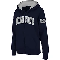 NCAA Utah State Aggies Arched Name Full-Zip Hoodie