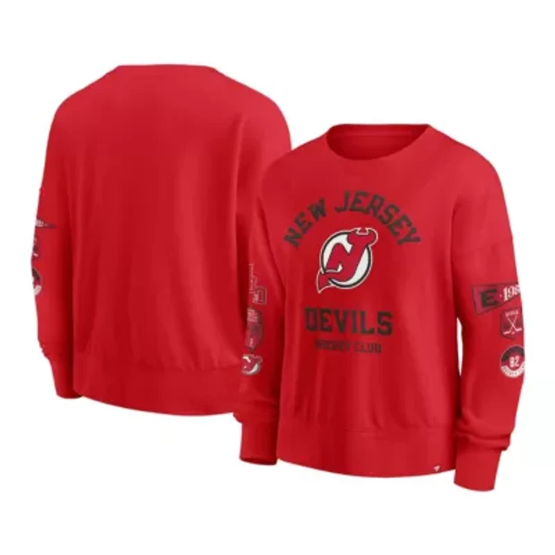 NHL Fanatics New Jersey Devils Go Team Pullover Sweatshirt