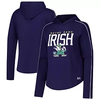 NCAA Under Armour Notre Dame Fighting Irish Gameday Knockout Long Sleeve Hooded T-Shirt