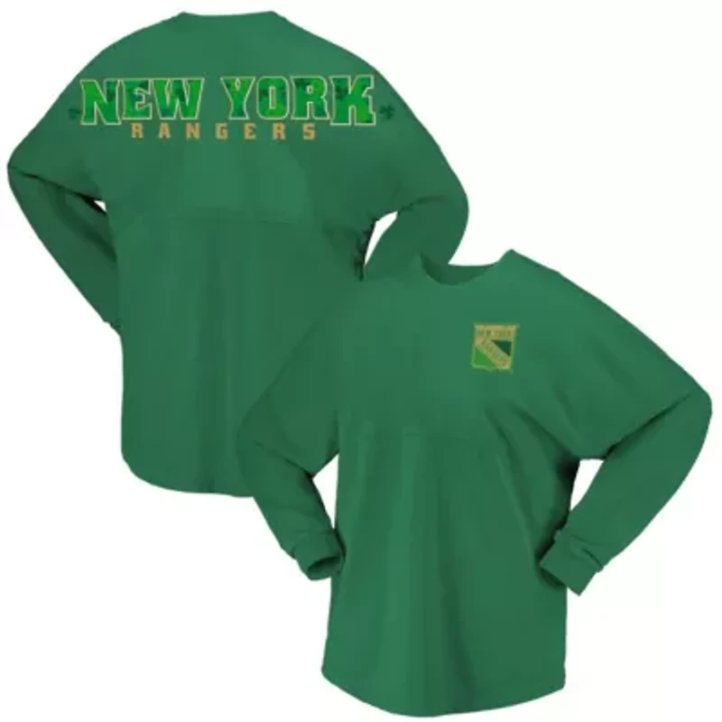 NHL Fanatics Kelly New York Rangers St. Patrick's Day T-Shirt