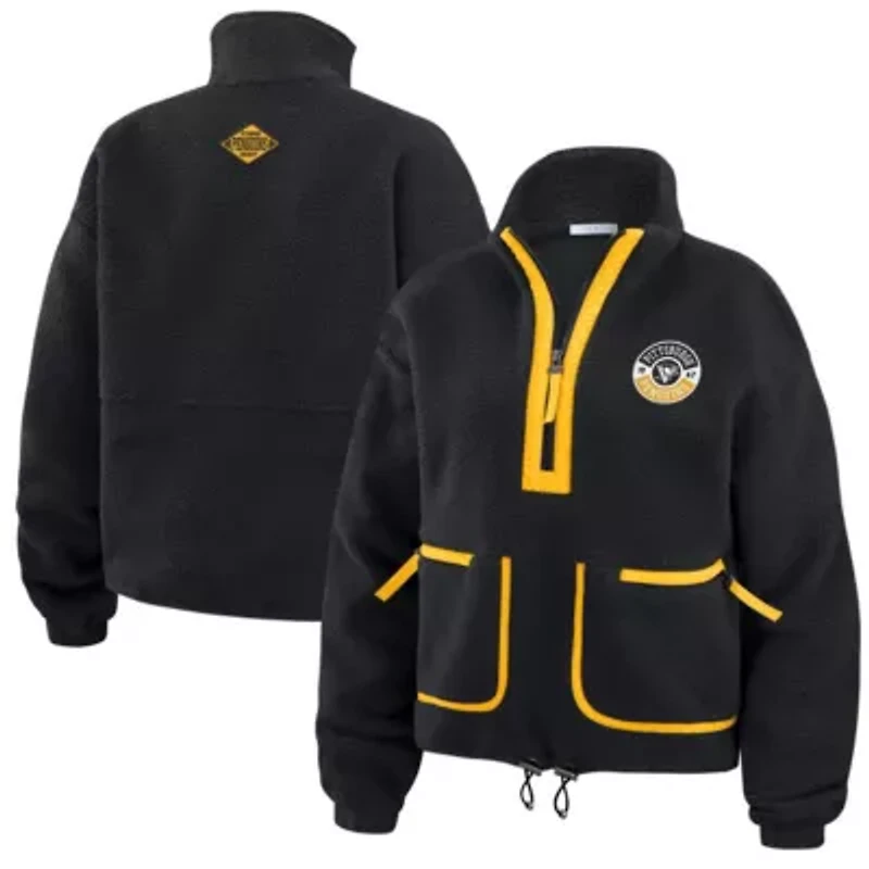NHL Pittsburgh Penguins Polar Fleece Half-Zip Jacket