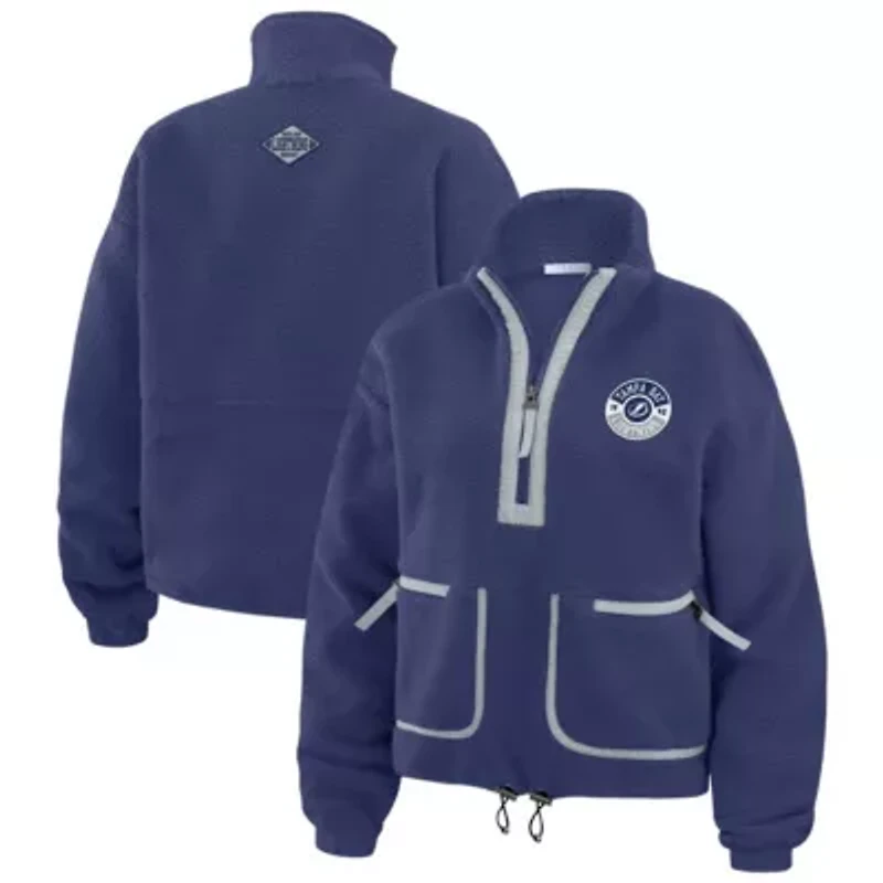 NHL Tampa Bay Lightning Polar Fleece Half-Zip Jacket