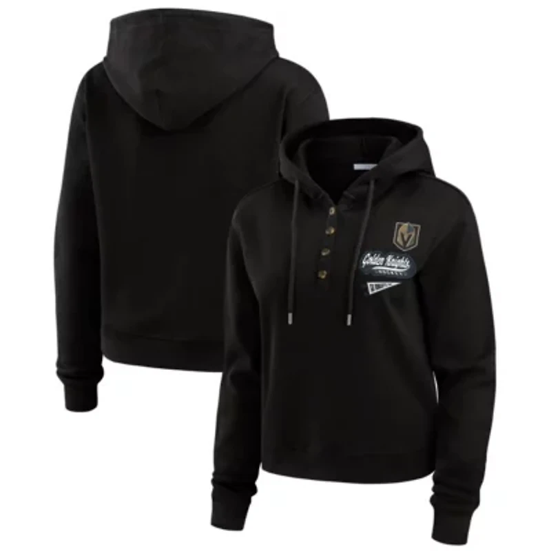 NHL Vegas Golden Knights Waffle-Knit Pullover Hoodie