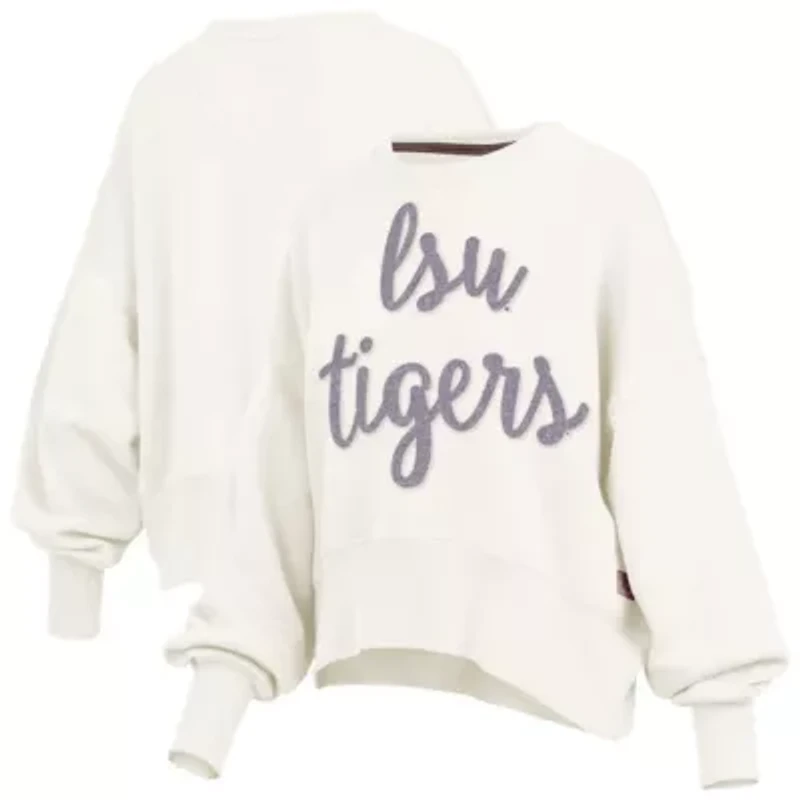 NCAA LSU Tigers Chelsea Oversized Pullover Sweatshirt