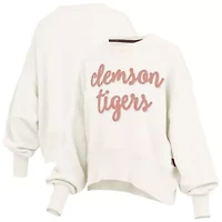 NCAA Clemson Tigers Chelsea Oversized Pullover Sweatshirt