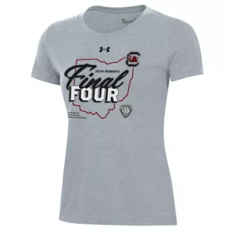 NCAA Under Armour South Carolina Gamecocks 2024 Basketball Tournament March Madness Final Four Locker Room T-Shirt
