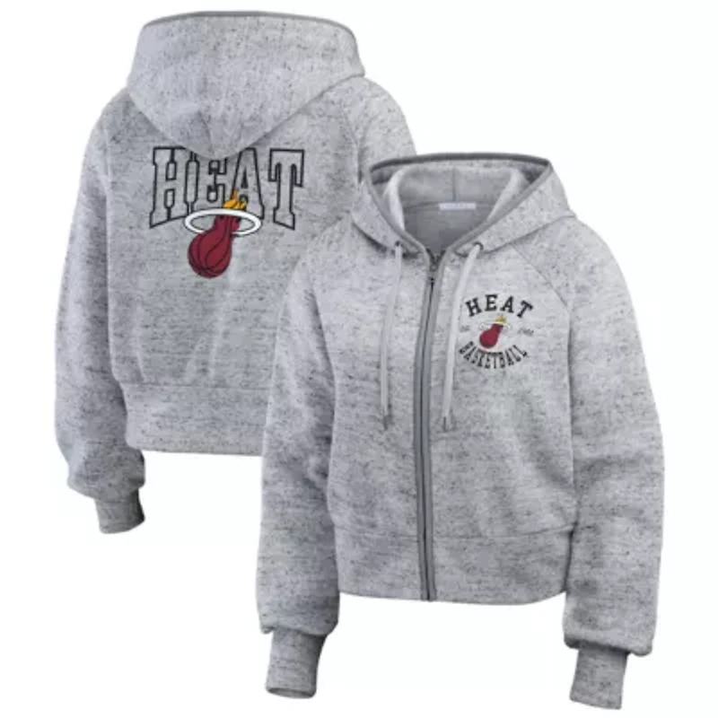 NBA Miami Heat Speckled Radiator Full-Zip Hoodie