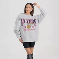 NCAA Dayton Flyers Basketball Premium Fleece Drop Pullover Sweatshirt