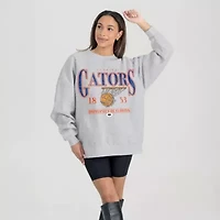 NCAA Florida Gators Basketball Premium Fleece Drop Pullover Sweatshirt