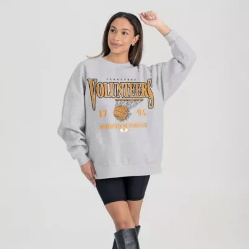 NCAA Tennessee Volunteers Basketball Premium Fleece Drop Pullover Sweatshirt