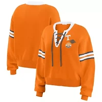 NCAA Tennessee Volunteers Lace-Up Pullover Sweater