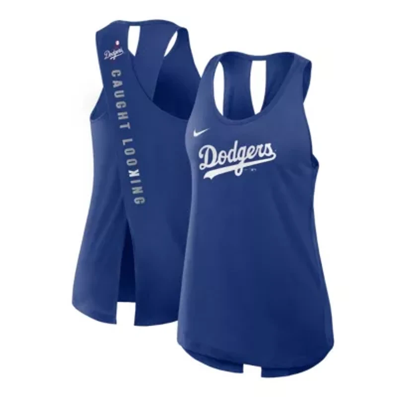 MLB Nike Los Angeles Dodgers Crisscross Dri-FIT Tank Top