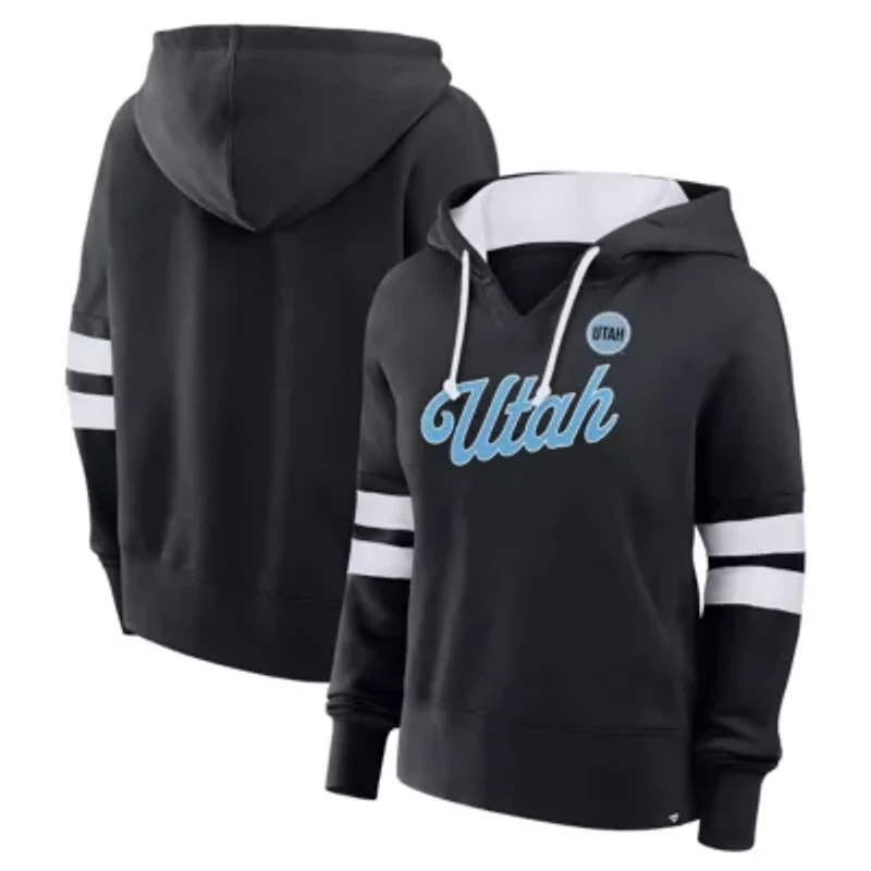 NHL Fanatics Utah Hockey Club Oversized Seize V-Neck Pullover Hoodie