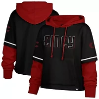 MLB Cincinnati Reds City Connect Shortstop Cropped Pullover Hoodie