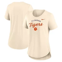 NCAA Nike Clemson Tigers Script Logo Tri-Blend T-Shirt