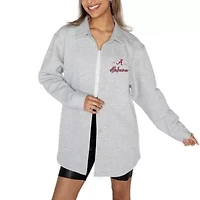 Alabama Crimson Tide NCAA Foundation Full-Button Long Sleeve Overshirt