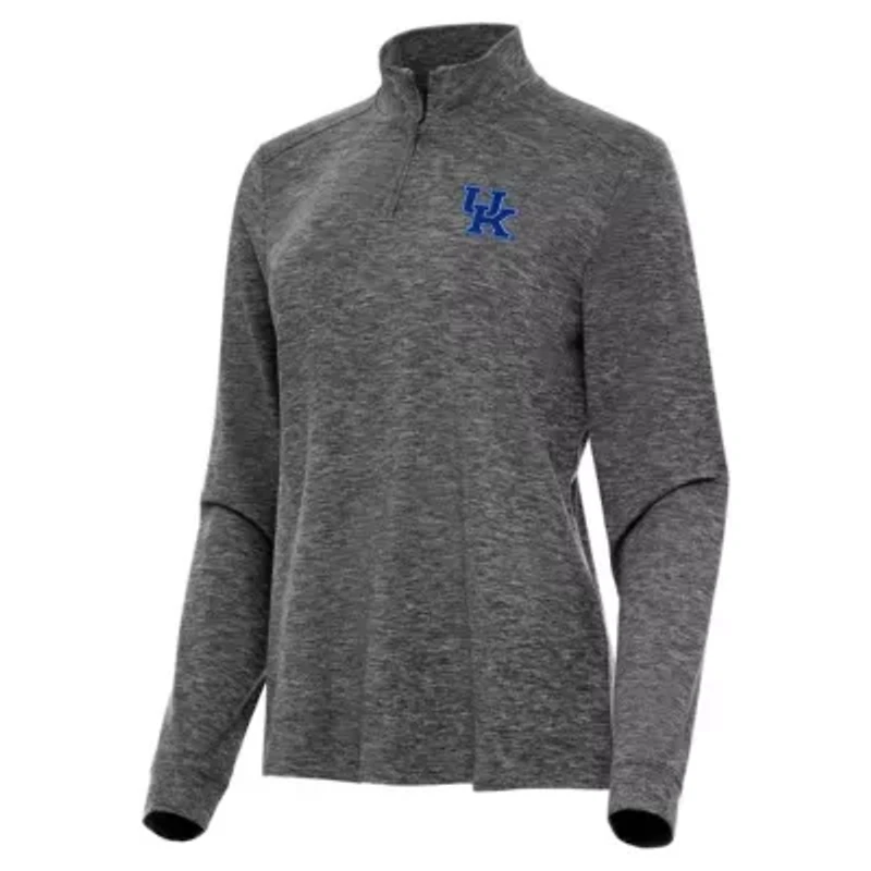NCAA Kentucky Wildcats Mentor Long Sleeve Quarter-Zip Mock Polo