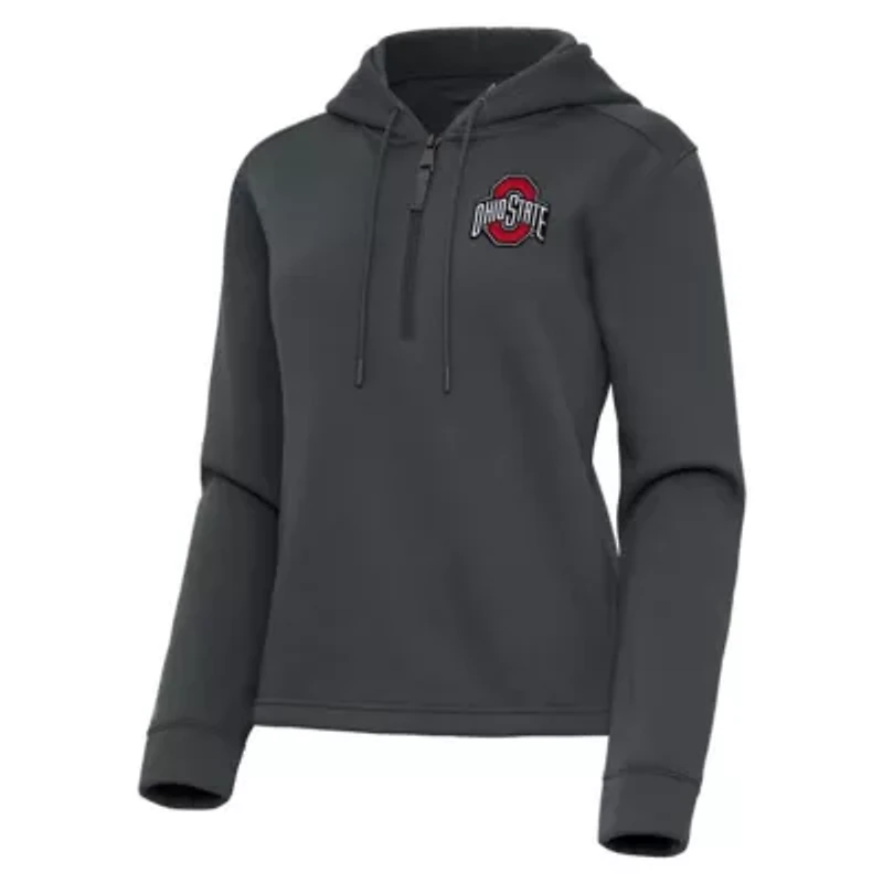 NCAA Ohio State Buckeyes Contemporary Quarter-Zip Hoodie