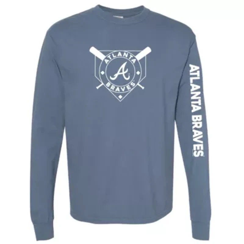 MLB Atlanta Braves Pigment Dye Long Sleeve T-Shirt