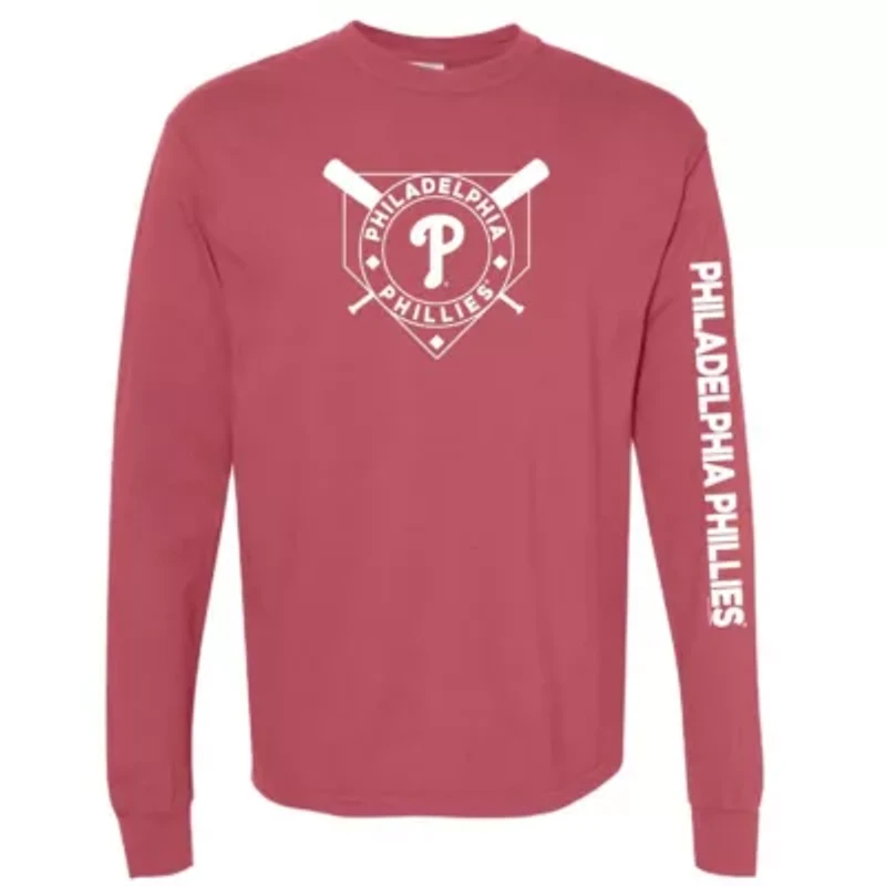 MLB Philadelphia Phillies Pigment Dye Long Sleeve T-Shirt