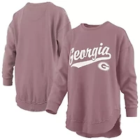 NCAA Georgia Bulldogs Poncho Fleece Pullover Sweatshirt