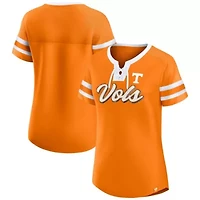 NCAA Fanatics Tennessee Volunteers Iconic Athena Lace-Up T-Shirt