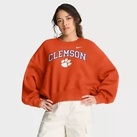 NCAA Nike Clemson Tigers Oversized Phoenix Arch Pullover Sweatshirt