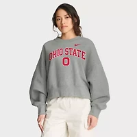 NCAA Nike Ohio State Buckeyes Oversized Phoenix Arch Pullover Sweatshirt