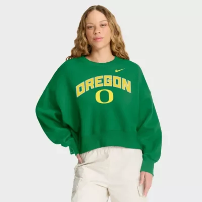 NCAA Nike Oregon Ducks Oversized Phoenix Arch Pullover Sweatshirt