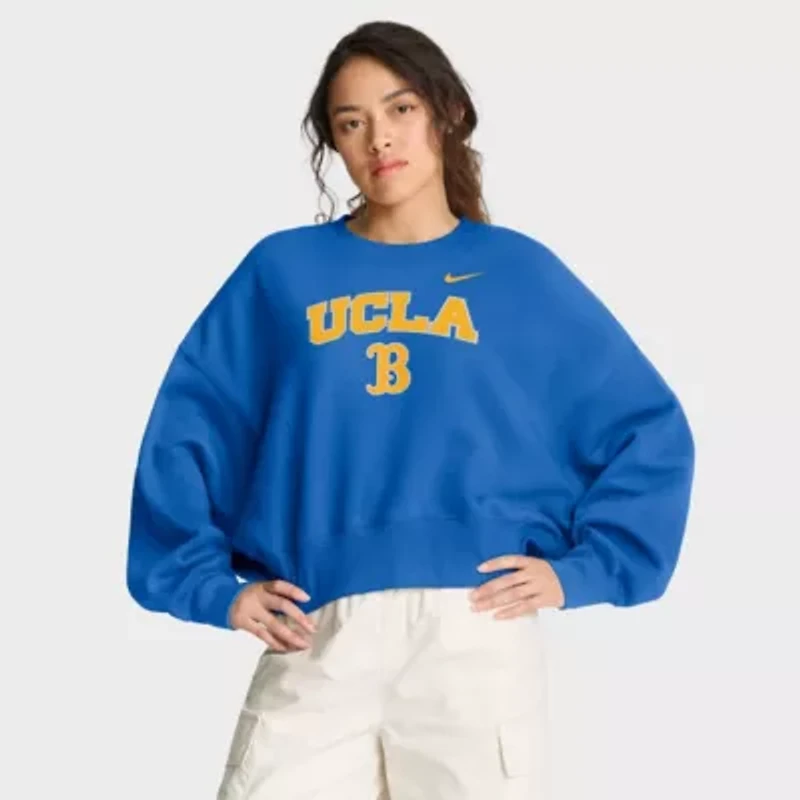 NCAA Nike UCLA Bruins Oversized Phoenix Arch Pullover Sweatshirt